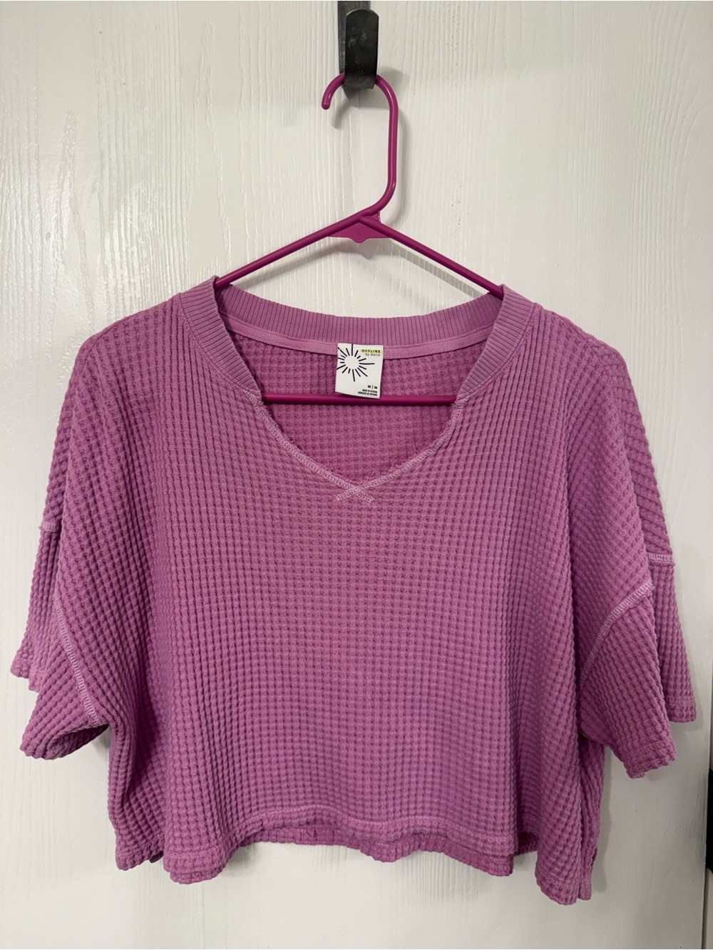 Aerie waffle knit crop top